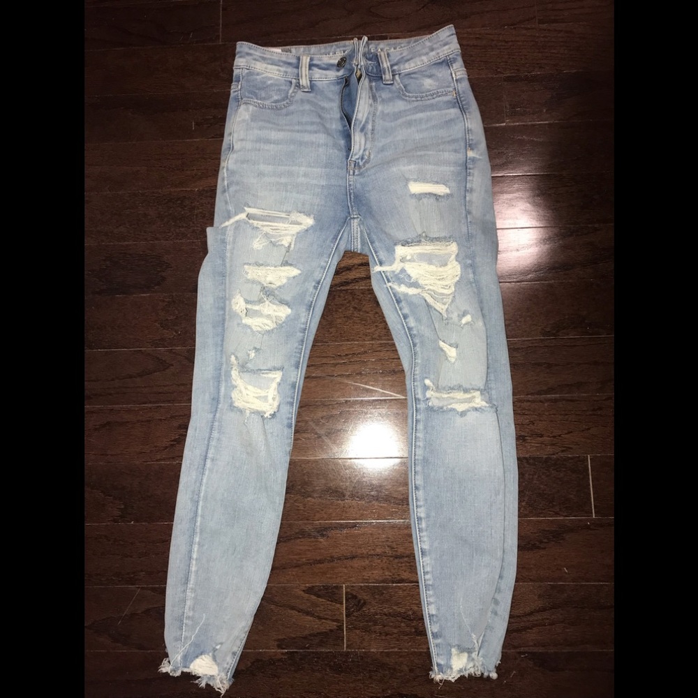 Highest rise American Eagle jeggings - 0 XShort